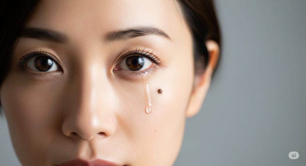 泣きぼくろが持つスピリチュアルな意味